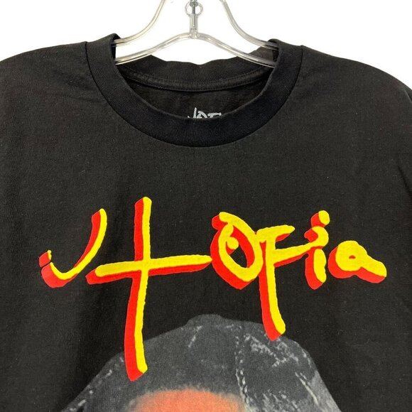 Travis Scott Men’s Official Utopia In Stereo T-Shirt Black/Multi Sz Large - Picture 3 of 7